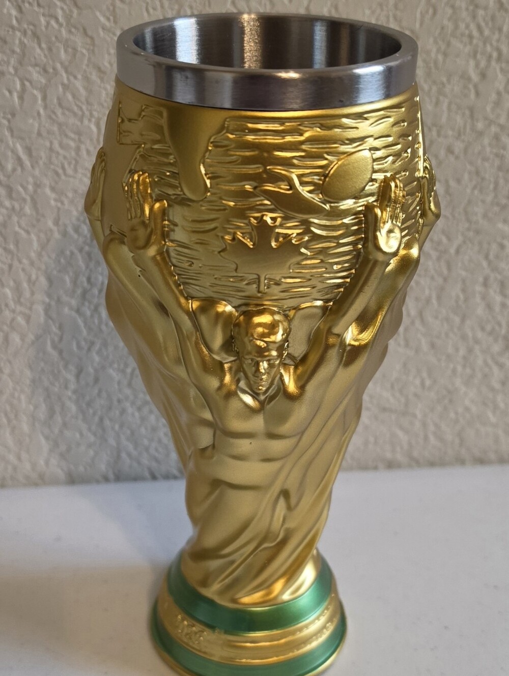 2026 World Cup champion trophy fan beer mug cup stainless steel copa mundial - Picture 2 of 14